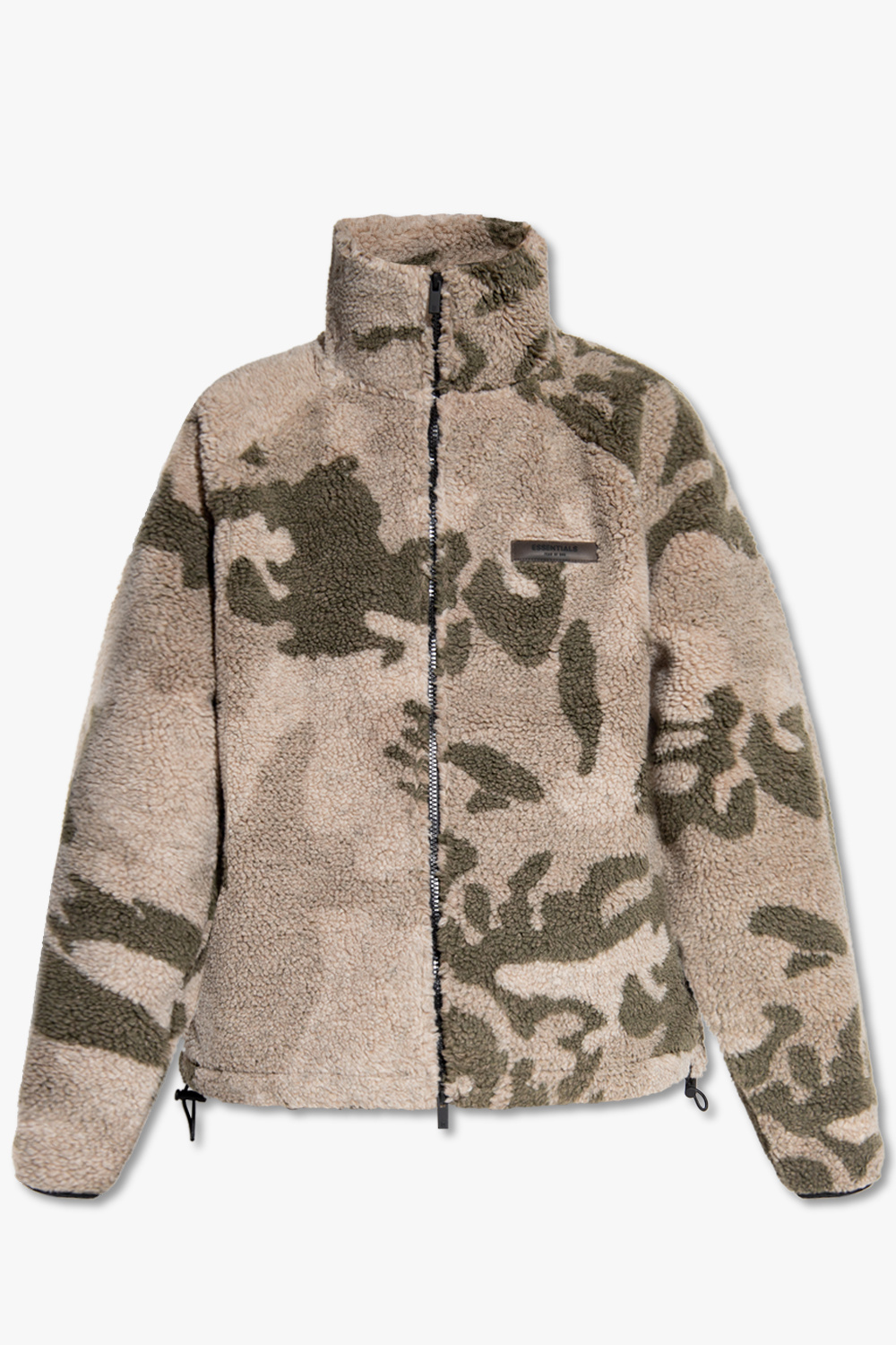 Tgkb5Shops Mauritania Multicolour Fleece hoodie with camo pattern Fear Of God Essentials Dieses langarmelige T Shirt ist ein Vintage Kleidungsstuck